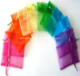 Custom Simple Cheap Christmas Gift Organza Bag