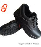 Leather Upper PU Sole Steel Toe Industrial Safety Shoes