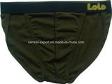 Cotton Plain Men Brief Men Underwear