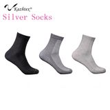 Anti-Bacterial Silver Fiber Mesh Cotton Socks for Men