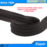 No. 5 Black Nylon Zipper Long Chain