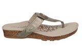 Radiate in Style Leather Casual Style Thong Sandals