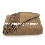 100%Cashmere Fringed Blanket