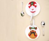 Santa Suit Christmas Dinner Flatware Holders Knife and Fork Bags Table Decoration