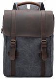 Outdoor Hiking Custom Canvas Laptop Backpack