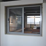 Triple Rail Aluminum Sliding Window with Mosquito Net