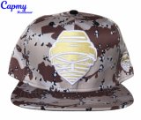 Custom Printing Pattern Cap with Flat Embroidery Snapback Cap