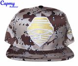 Custom Printing Pattern Cap with Flat Embroidery Snapback Cap