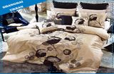 Flower Cotton Print Bedding Duvet Cover (set)