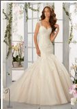 2016 Lace Beaded off-Shoulder Mermaid Bridal Wedding Dress Wd5407