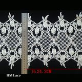 Embroidery Knit Lace Trim, off White Lace Border with Latest Style