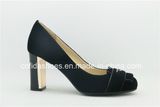 2016 Comfort Metal High Heels Leather Women Shoes