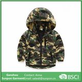 Camouflage Outerwear Jacket Spring Autumn Kid Long Sleeve Hooded Jackets