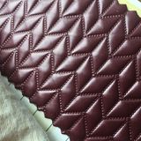 Rhombus Design PVC Leather for Villa Hotel Wall Decoration