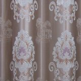 Polyester Flower Jacquard Blackout Window Curtain (33F0122)