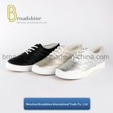 Three Colors PU Women Shoes with Lace Style