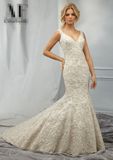 Beaded Embroidery Mermaid Bridal Wedding Dresses (WMA111)