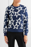 2017 Hot Sale Starlight Printed 100% Cotton-Jersey Sweatshirt for Women