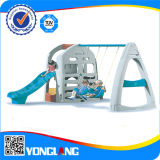 Child Play Centre Plastic Swing and Slide Indoor Playground (YL-HT037)