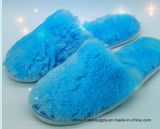 Hot Sale High Quality Soft EVA Sole Plush Indoor Slipper