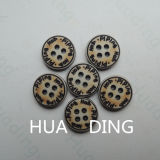 4-Hole Hot Sale Plastic Sewing Button for Garement (HD1015-15)