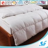 White Plain Cheap Goose Duck Down Alternative Queen Bed Comforter