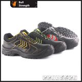 Genuine Leather Industrial Safety Shoe with Steel Toe&Midsole (SN5378)