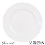 27cm Porcelain Dinner Set Embossed Design