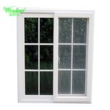 White Frame Single Glass UPVC Awning Window Design