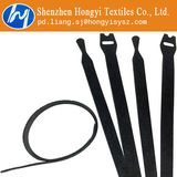 Black Hook and Loop Fastening Cable Ties