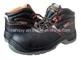 Hot Sell Split Embossed Leather Safety Shoes (HQ05021)