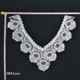 White Water Soluble Collar Lace Cotton Embroidery Lace 100% Cotton