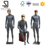 Male Full Body Mannequins with Metal Head, Standing Mannequins