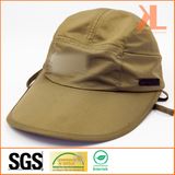 Micro Fiber Big Peak Helmet Cap with Zipper Poncho