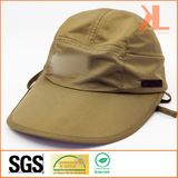 Micro Fiber Big Peak Helmet Cap with Zipper Poncho