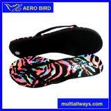 2016 New Product Colorful Print Women PE Slipper