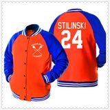 High Quality Cotton Fashionable Printed Embroidery Custom Baseball Jackets