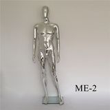Silvery Full Body Male Mannequin for Garments Display