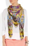 Customized Digital Printing Beautiful Silk Scarf