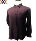 Yarn Dyed Jacquard Tc Twill Fab for Ls Men Shirts W/ Single Pkt