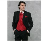 3PC Men's Wedding Dress Grey Suit