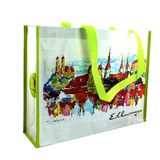 Woven Shopping Bag, with Lamination for Shopping and Promotional