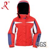 High Quality Waterproof Tech Ski Jacket for Children (QF-301)