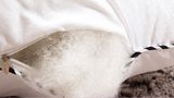 Comfortable Cheap Snow White Polyester Fiber Pillow