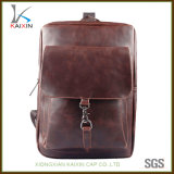 Custom Stylish Laptop Bag Brown Men Real Leather Backpack