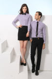 Fashion Design Men and Women Long Sleeve Formal Busines Dress Shirt ---Md1a8082