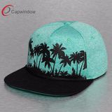 Fashion 5 Panel Design Screen Printing Flat Brim Snapback Hat (65050099)