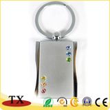 Charming Diamond-Bordered Metal Zinc Alloy Photo Frame Key Chain