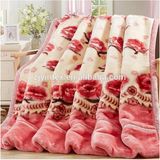 Supply Rose 3D Print 100% Polyester of Faux Fur Blanket, Polar Fleece Blanket and Raschal Blanket