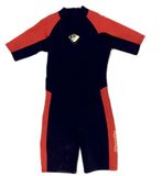 Short Neoprene Surfing Wetsuit with Nylon Fabric (HX15S112)